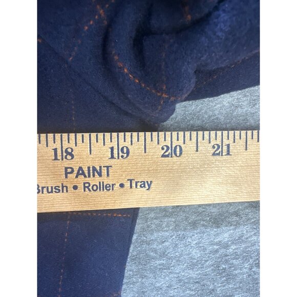 Future Collective Womens Blazer Size S Plaid Blue Poly-Wool Blend - Picture 4 of 6